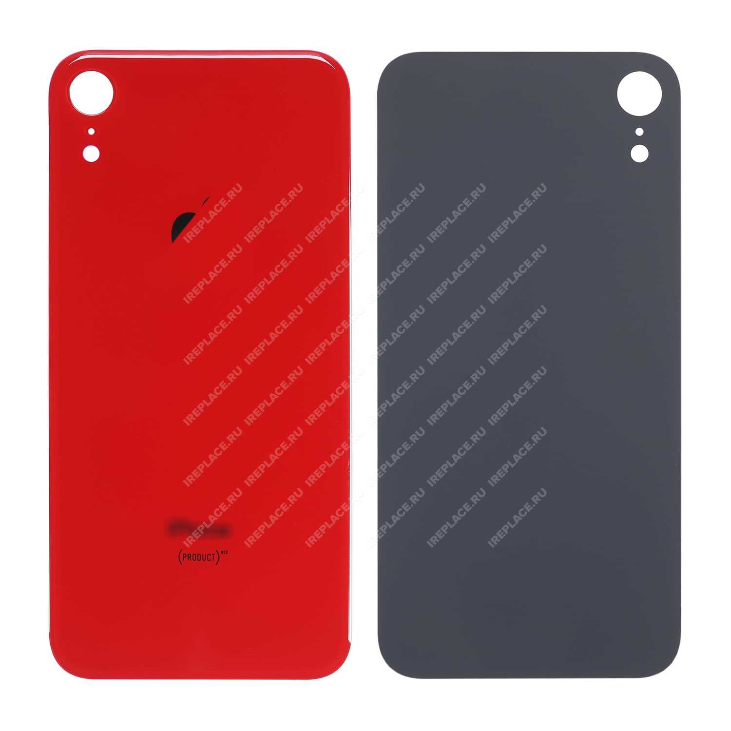 Заднее стекло для iPhone XR, Red | цена 1 290.00Р. Купить с доставкой по  России можно на сайте iReplace или по ☎ 8-800-555-83-35