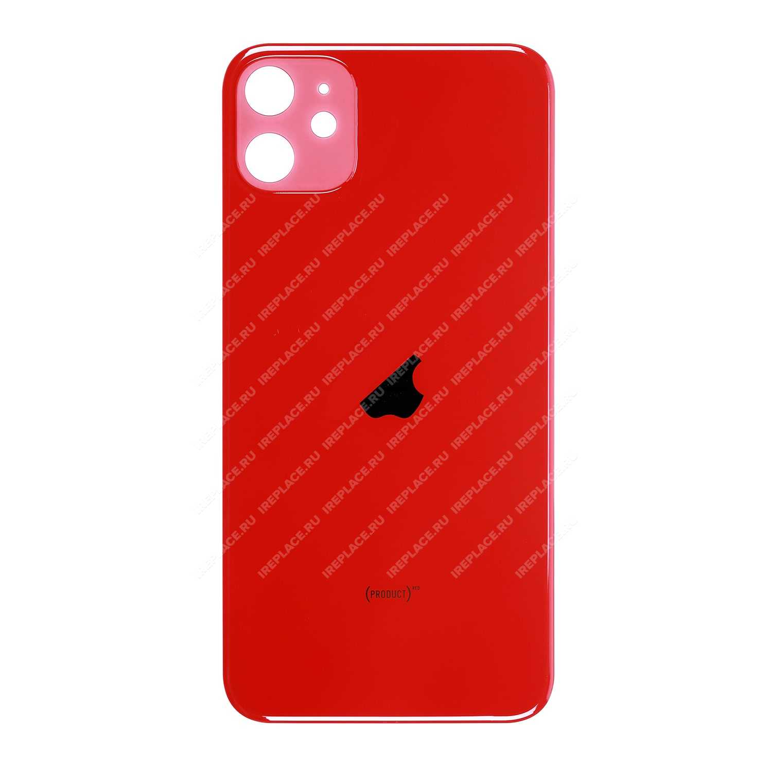 Заднее стекло для iPhone 11, Red | цена 1 990.00Р. Купить с доставкой по  России можно на сайте iReplace или по ☎ 8-800-555-83-35